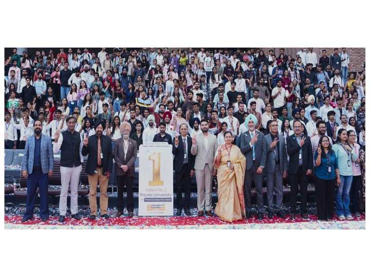 Chandigarh University Secures 1st Rank among Private Universities