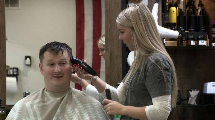 Utah barbershop donates day's earnings to support veterans' healing