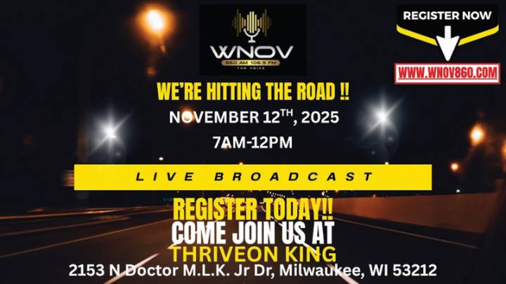 Join WNOV for a Live Broadcast at ThriveOn King on November 12