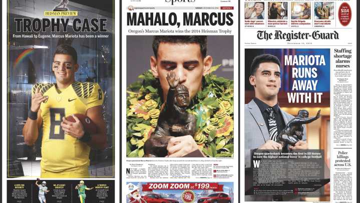 A look back at Marcus Mariota's Heisman Trophy season