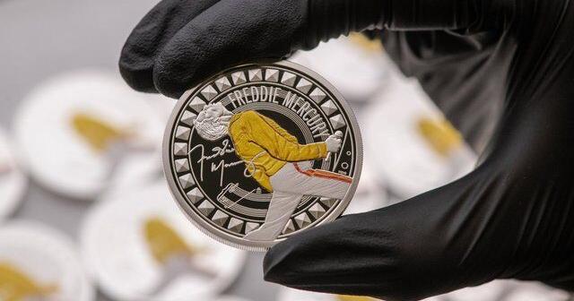 Britain's Royal Mint issues special Freddie Mercury coin in tribute to the Queen front man