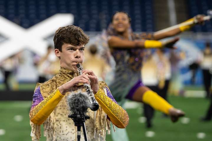 PHOTOS: Michigan’s high school marching bands shine at state championships