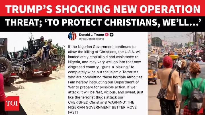 Trump Warns 'Guns-a-Blazing' Action To Protect Christians; Threatens New Operation
