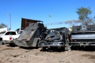Destruye FGR 22 vehículos 'monstruos' en Tamaulipas
