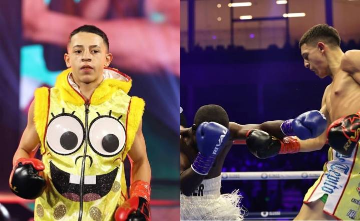 Juan "El Güerito de Tepito" se presenta con victoria en el boxeo profesional; se impone por decisión unánime a Barker Ssewanyana