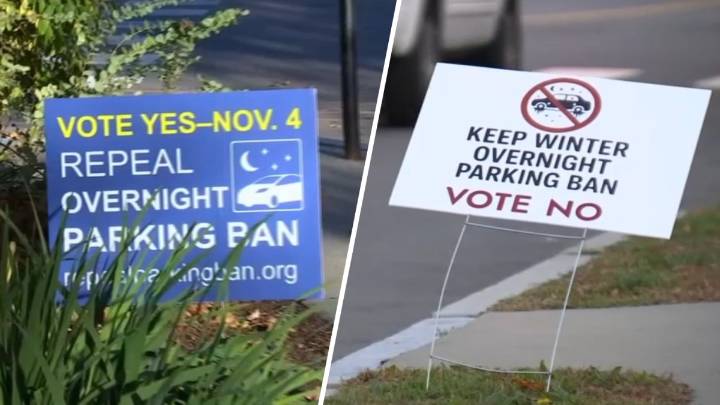 Newton overnight parking ban on the ballot Tuesday