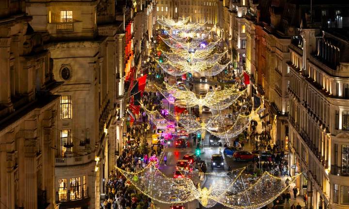 London's dazzling West End Christmas lights to return