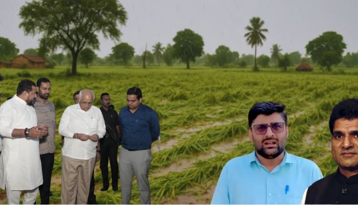 Gujarat Farmer Relief: AAP accused of ‘Propaganda’ and ‘Creating Noise’ as State Government conducts crop damage surveys