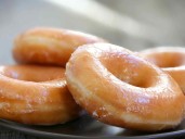 Donas glaseadas, iguales a las de la famosa cadena