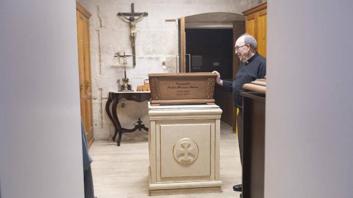 Los restos de Pedro Herrero encuentran su lugar en la Capilla del Cristo de la Buena Muerte