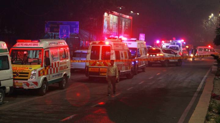 Car explosion near Red Fort in India's capital kills at least 8 people, police say