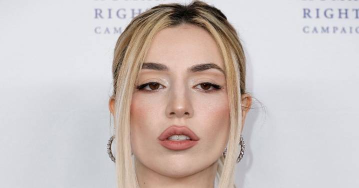 Ava Max's Halter Neckline Dress Selfie Is Impossible to Ignore