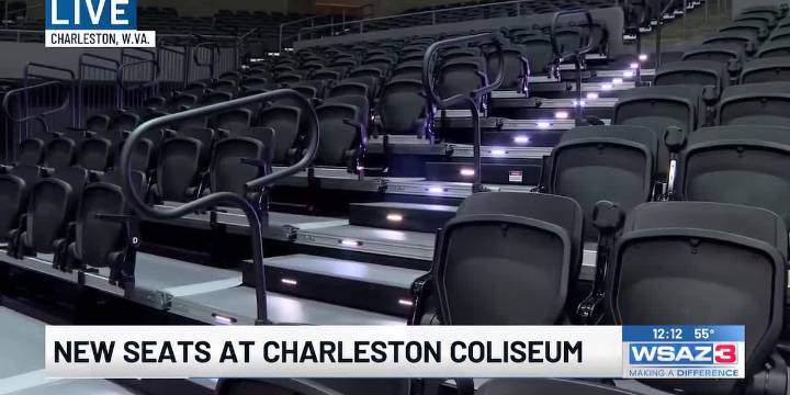 Charleston Coliseum unveils new seating