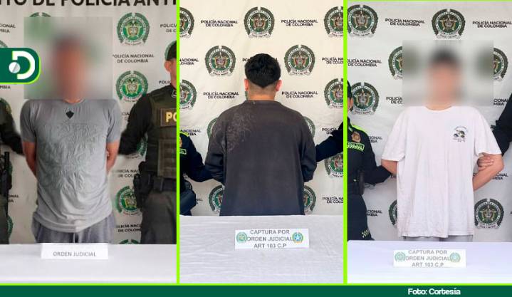 Capturan a “El Gordo”, “Lágrimas” y “El Viejo”, sicarios del Clan del Golfo señalados de siete homicidios en el Oriente