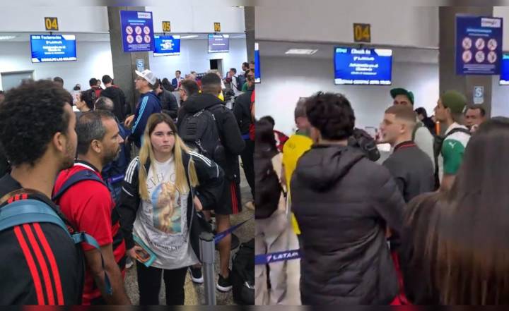Hinchas brasileños quedaron varados en el aeropuerto del Cusco tras cancelación de vuelos rumbo a Lima