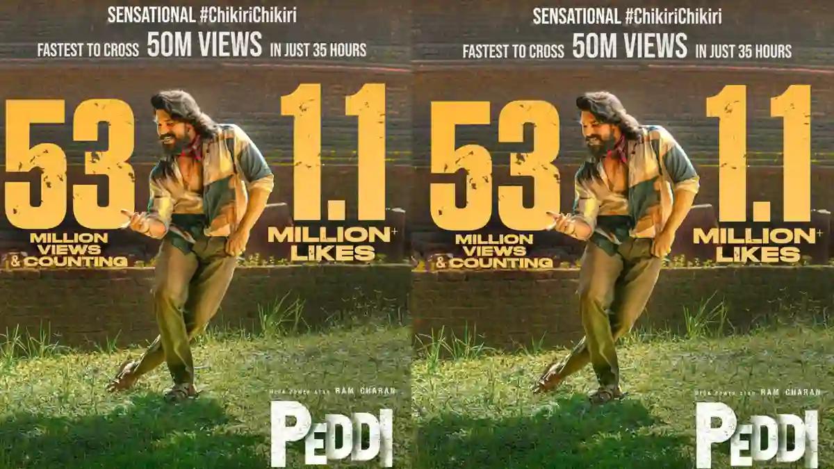 Peddi’s Chikiri Chikiri Song: 53 millions Views in 35 hours