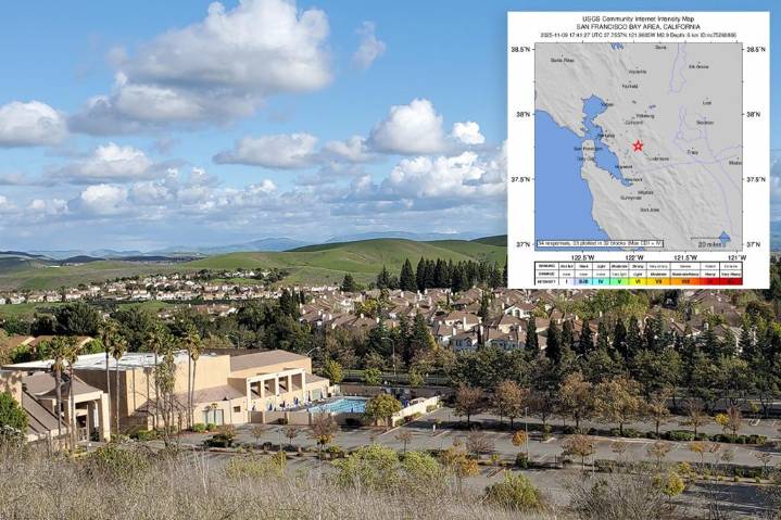 Earthquake swarm hits San Francisco Bay area with back