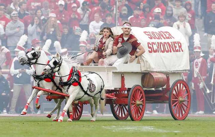 First Native woman drives OU’s wagon
