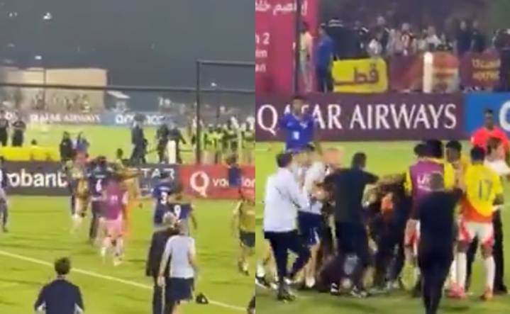 Video: Francia y Colombia protagonizan pelea al final del juego en el Mundial Sub