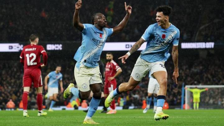 Manchester City golea al Liverpool y se convierte en escolta del líder Arsenal