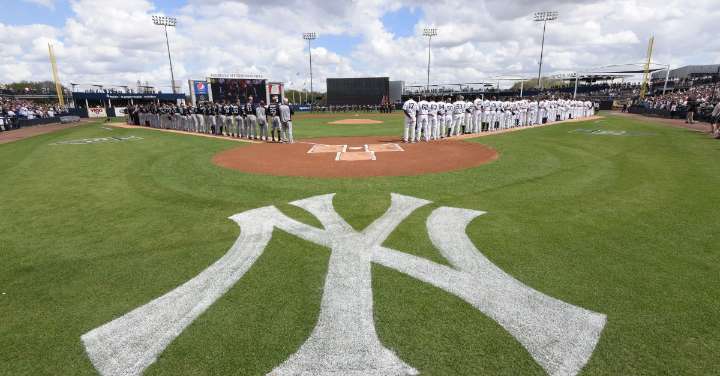 Yankees release 2026 spring training schedule