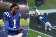 Sauce Gardner schooled by Falcons' Drake London in Colts debut