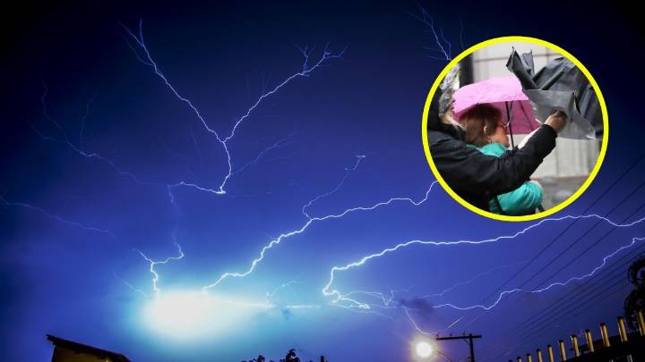 "Probabilidad de fuertes rachas de vientos": Emiten alerta meteorológica por tormentas eléctricas en dos regiones del país
