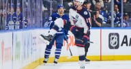 Fantilli scores second goal of game in OT to lift the Blue Jackets past the Maple Leafs, 3