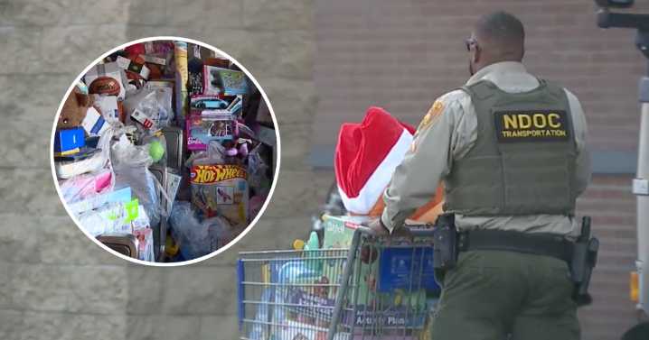 Badges and Bows Toy Drive collecting toys for Las Vegas kids in need