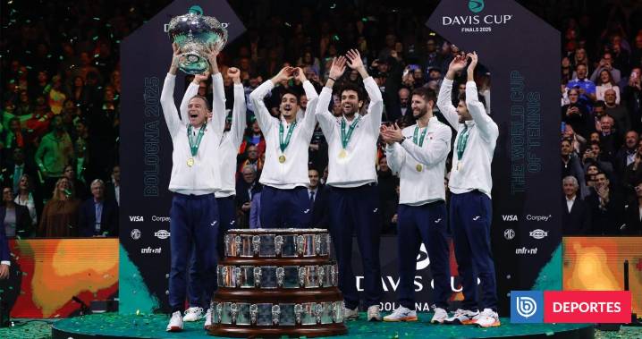 Y celebró sin Sinner: Italia derrotó a España y gana la Copa Davis por tercer año consecutivo