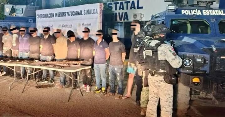 Golpe al crimen en Sinaloa: caen 15 generadores de violencia ligados a operaciones en el norte del país