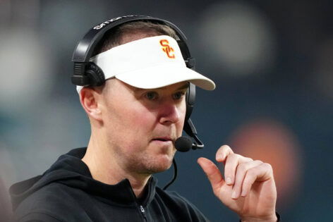 USC HC Lincoln Riley Accused of Illegal QB Move as Penalty Demanded