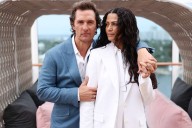 Matthew and Camila McConaughey Christen 'Star Princess 'Cruise Ship with Giant Bottle of Pantalones Tequila (Exclusive)