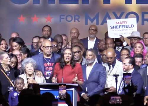 Deadline Detroit | Sheffield Glides to Landslide Victory, Becoming Detroit's First Woman Mayor. 'Detroit, We Did It.'