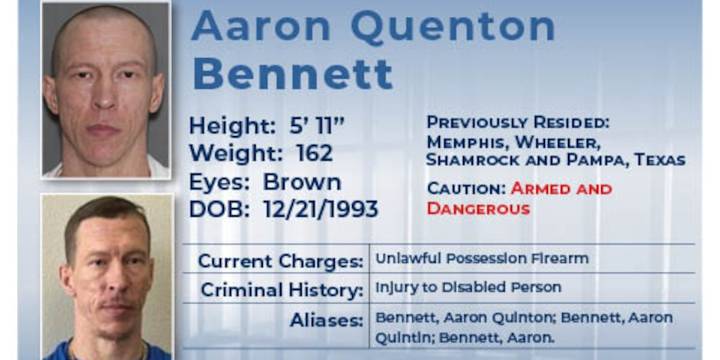 Texas Department of Criminal Justice searching for armed and dangerous man