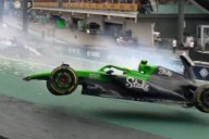 El terrible palo que se pegó el piloto Gabriel Bortoleto corriendo de local y que lo dejó afuera de la qualy