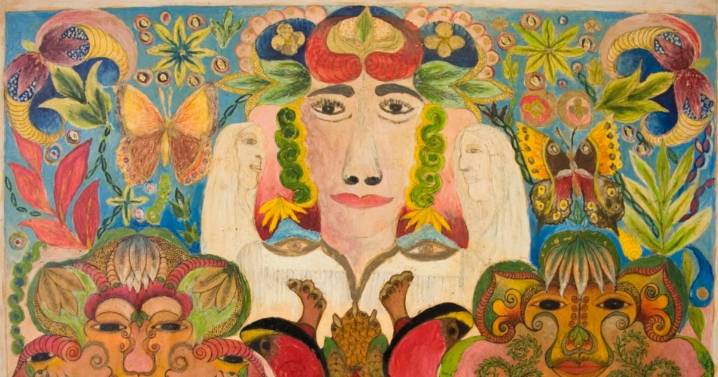 Fantastical ‘Lost World’ of Minnie Evans on view at High Museum