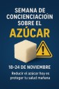 La Semana de Concienciación sobre el Azúcar intensifica el llamado global a reducir su consumo y prevenir enfermedades crónicas