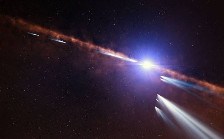Alien Comets Swarm around Other Stars