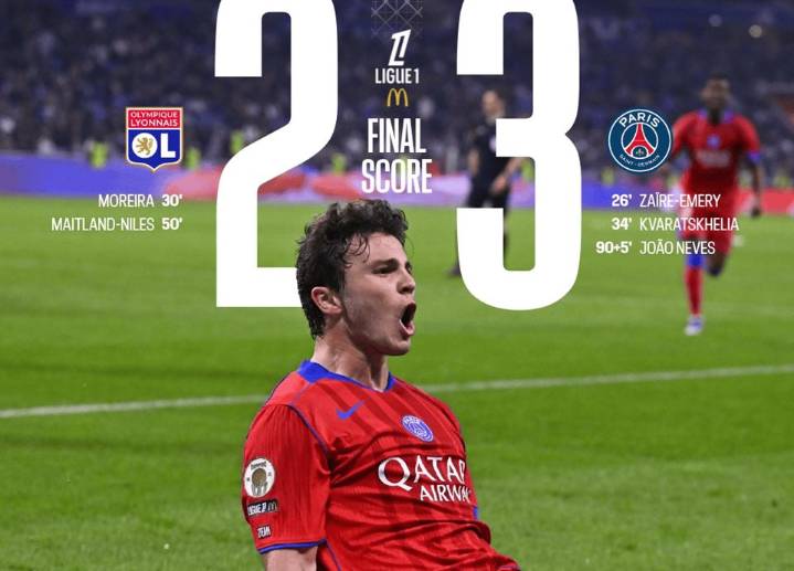 Gana el PSG y recuperan cima en futbol francés