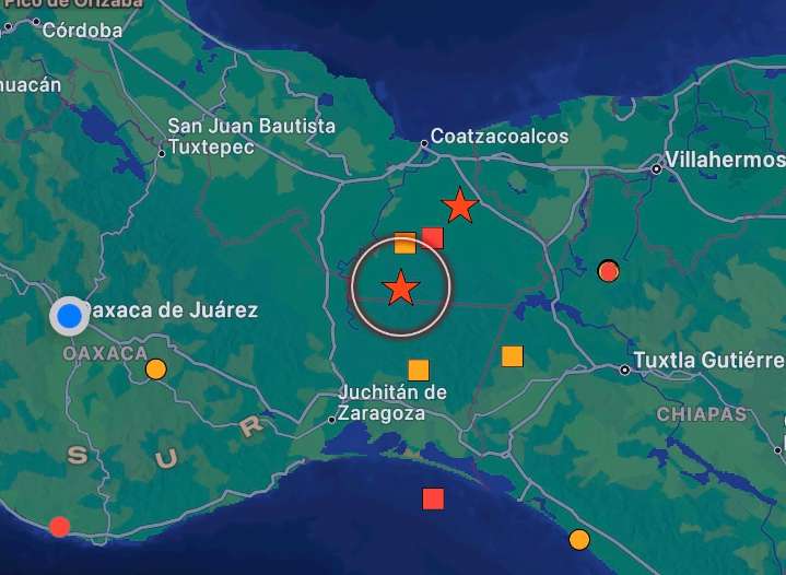 Sismo 5.3 sacude el estado de #Oaxaca a las 17:19 pm sin daños reportados en Día de Muertos