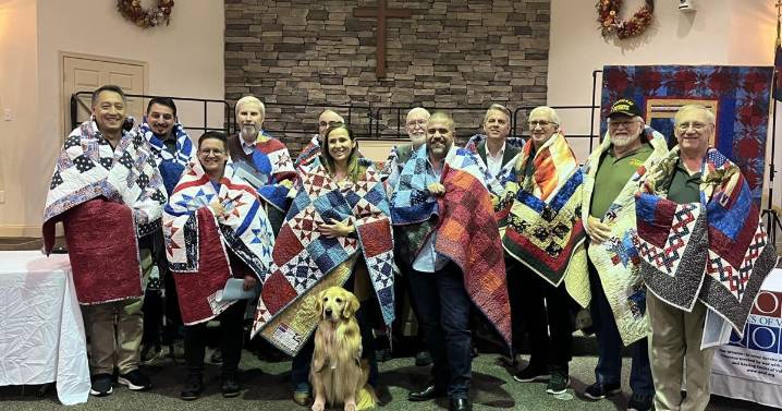 Unsung Heroes receive Quilts of Valor