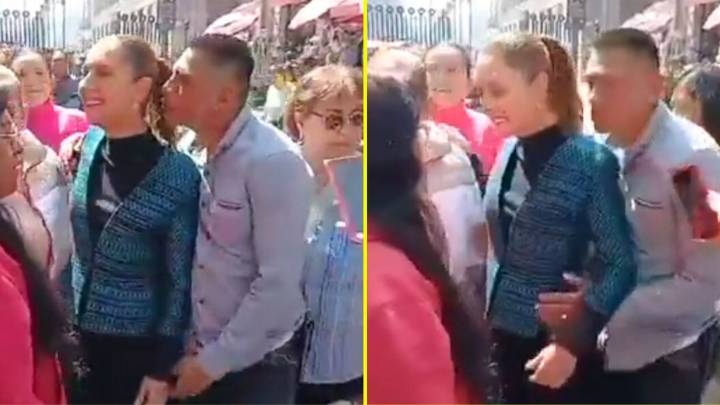 Presidenta de México sufrió acoso sexual callejero mientras se dirigía a un evento público