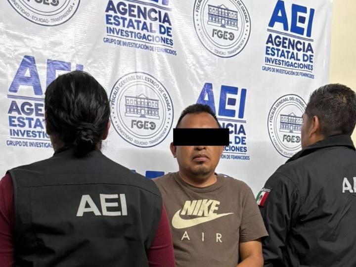 Detienen a sujeto por feminicidio en Oaxaca; mató a su pareja frente a su hijo