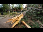 Tornado batters Houston suburbs