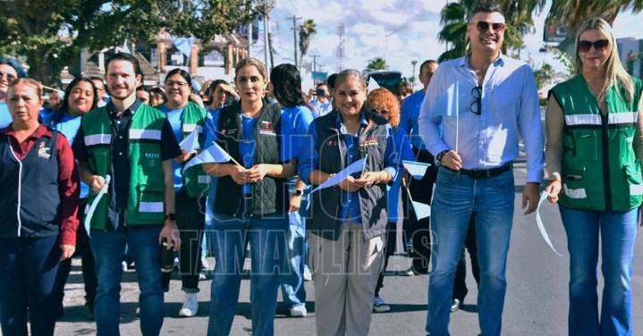 Promueven la prevenci?n en el D?a Mundial de la Diabetes con caminata y actividades en Reynosa