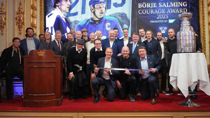 Sundin 'very proud' to win 3rd annual Borje Salming Courage Award
