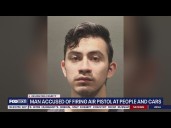 Arlington man arrested after firing air pistol at people, cars: police