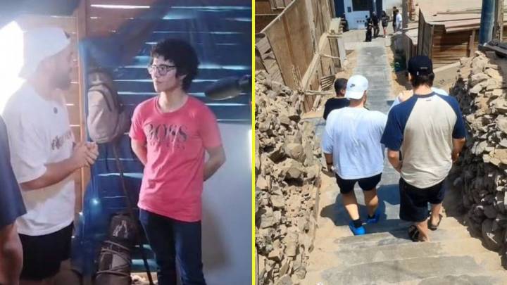 Ibai Llanos visita a tiktoker peruano en zona de difícil acceso y se sorprende por la cantidad de escaleras: "¿Son más de 400?"