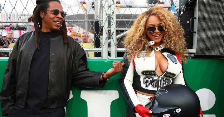Beyoncé’s Unzipped Leather Top F1 Photos Are the Best in the Game